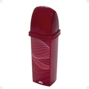 Imagem de Porta Escova Dental Plasútil Fitness para Higiene Pessoal Infantil em Plástico PP Atóxico Vinho 290ML