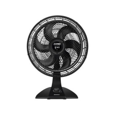 Imagem de Ventilador De Mesa 2 Em 1 Arno 40cm Turbo Force 127v, Preto, 110V