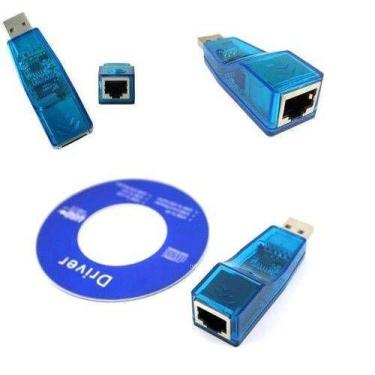Imagem de Adaptador Usb Lan Placa Rede Externa Rj45 Ethernet 10/100 - MLS