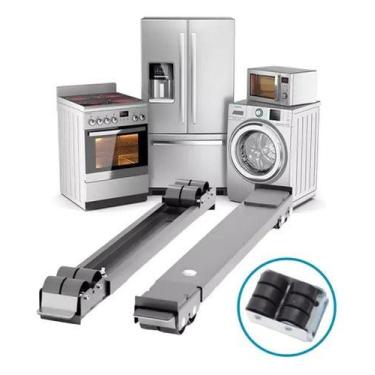 Imagem de Suporte De Rodinhas Geladeira Fogao Maquina Lavar Freezer - Higipack
