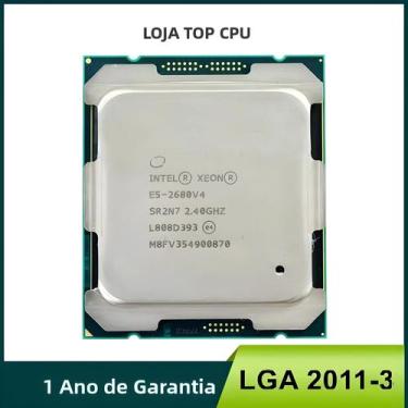 Imagem de Processador Intel Xeon E5 2680 V4 2,4 GHz 14 núcleos 120 W LGA 2011-3 