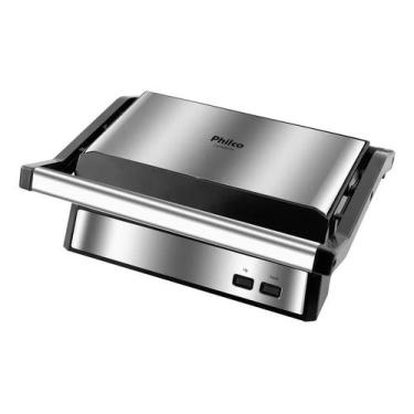 Imagem de Grill E Sanduicheira Pgr21pi Maxx Clean 1000w Cinza Philco