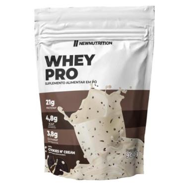 Imagem de Whey Protein Pro 900g New Nutrition, Cookies