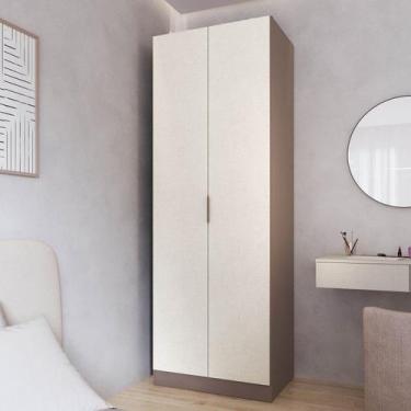 Imagem de Guarda Roupa Modulado 100% Mdf 2 Portas Orion Cabecasa Madeiraoriginal