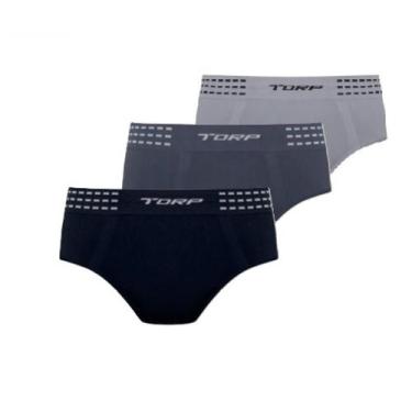 Imagem de Kit Com 3 Cuecas Torp Slip Sem Constura Com Cores Sortidas Tamanho:GCo