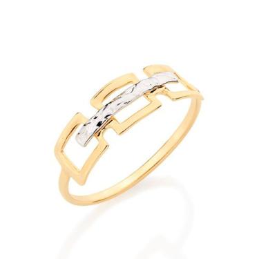 Imagem de Anel 18k com rhodium  510002 Rommanel, Dourado, 20