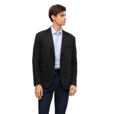 Imagem de Blazer Slim Hangar 33 Em Malha Preto, 52