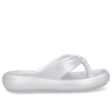 Imagem de Chinelo Poofy Usaflex Bico Quadrado Eva AO120020, 37, Silver