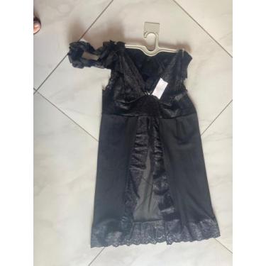 Imagem de camisola renda preta - nena
