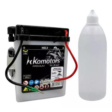 Imagem de Bateria Cg 125 Komotors Kb2.5 LA cg antiguinha - konmotors