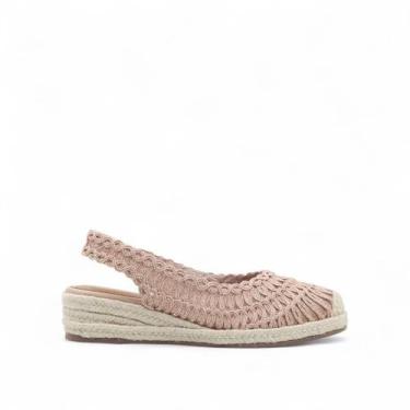 Imagem de Slingback Anabela Espadrille - Valentina, Antique, 35
