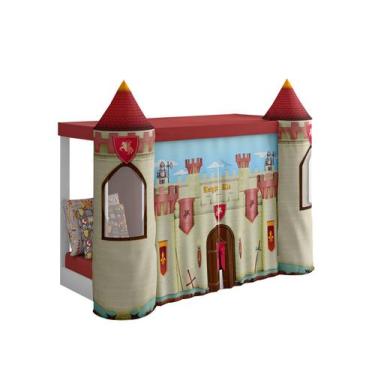 Imagem de Mini Cama Montessoriana Infantil Castelo Forte Menino - Pura Magia, Ve