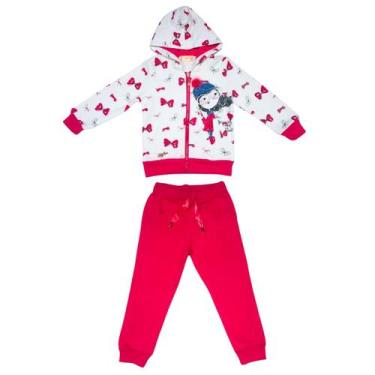 Imagem de Conjunto Infantil Menina Moletom Inverno  - Kiki & Mily, 6, Rosa
