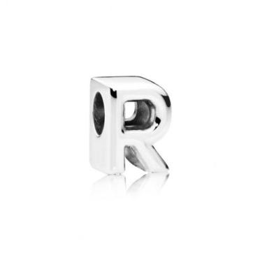 Imagem de Berloque LETRA R em Prata S925 para pulseiras modelo Pandora ou Vivara