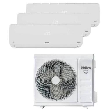 Imagem de Ar Condicionado Tri Split Inverter Philco 27000 BTUs (2x9000+1x12000) 