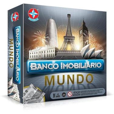 Imagem de Jogo De Tabuleiro Banco Imobiliário Mundo - Estrela