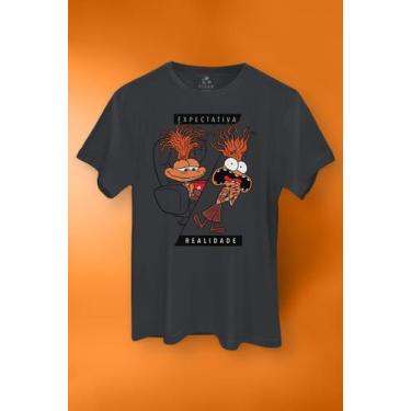 Imagem de Camiseta Mundo Pixar Ansiedade Expectativa e Realidade - Piticas, PP, 