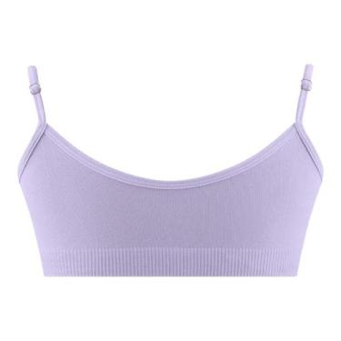 Imagem de Top Alças Ajustáveis Infantil Menina Sem Costura Zee Rucci, G, Lilás