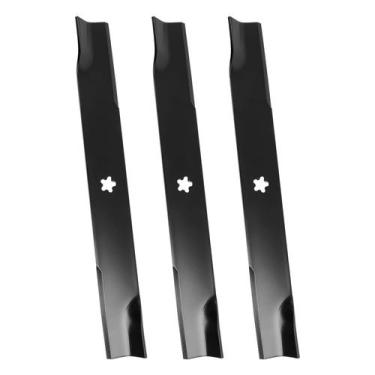 Imagem de Conjunto de 3 Lâminas para Cortador de Grama Bularie 539113312 High Li
