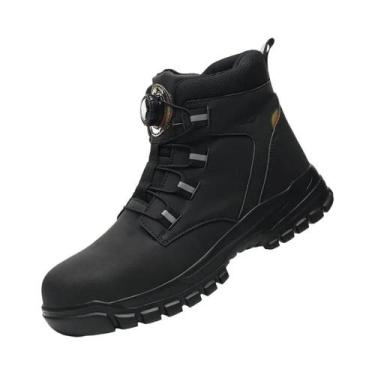 Imagem de Botas De Segurança Para Trabalho Masculinas À Prova d'Água Com Biqueir