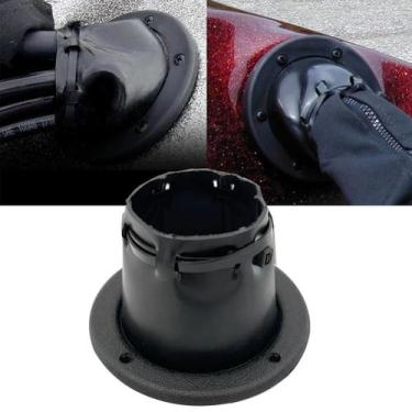 Imagem de Cabo De Direção Marítimo Preto De 120mm Para Barco Com Bota Protetora,