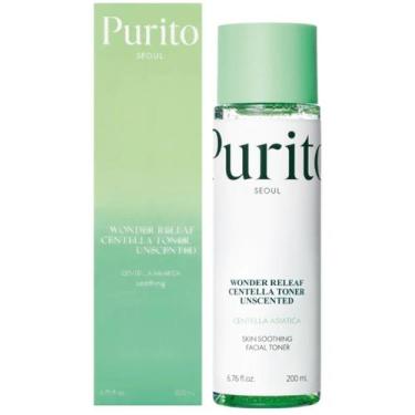 Imagem de Toner Facial Wonder Releaf Centella Unscented 200ml  Purito - U Única,