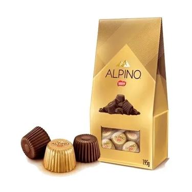 Imagem de Bombom Alpino Chocolate ao Leite 3 kits de 195 gr. Nestlé