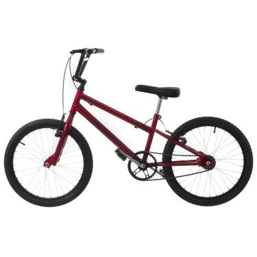 Imagem de Bicicleta de Passeio Ultra Bikes Esporte Rebaixada Garfo Reforçado Aro 20 Freio V-Brake Infantil Juvenil Vermelho Ferrari