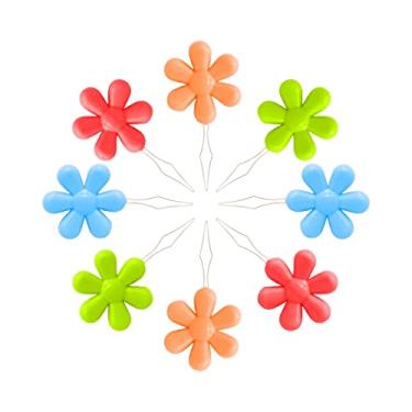 Imagem de 10 Passador Colocador Linha Em Agulha Costura Flor Coloridos