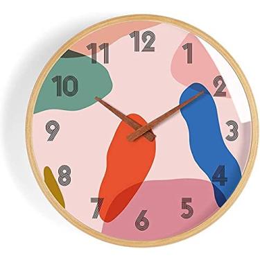 Imagem de Relógio de parede Minimalista Minimalista Relógio Creative Trend Sala de estar Quartz Clock Precise (Tamanho: 10 polegadas), 16 polegadas), 16 polegadas