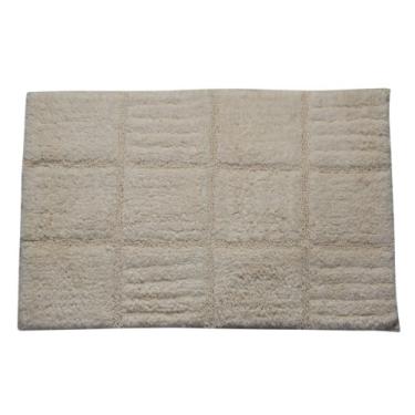 Imagem de Castle Hill Tapete de banho Chakkar borrifador de látex nas costas, 50 x 96 cm, marfim