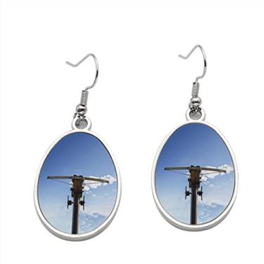 Imagem de Brincos com pingente de armas medievais de cerco e bestas de onagers - 2 brincos pendurados para meninas - presente de festa de aniversário dos namorados