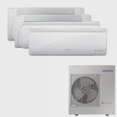 Imagem de Ar Condicionado Multi Split Inverter Samsung fjm 38.000 btus q/f 220V + 2x Cassete 1 Via Wind Free 9.000 btus + 2x High Wall Maldives 18.000 btus
