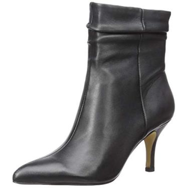 Imagem de Bella Vita Bota feminina Danielle Dress Boot tie Ankle Boot, Couro preto, 12