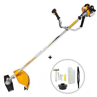 Imagem de Roçadeira Profissional Vulcan VR260H 2T 26CC 0,9HP Lateral, Ideal para Trabalho Pesado com Punhos Ergonômicos de Fácil Aceleração e Lâmina 2 Pontas