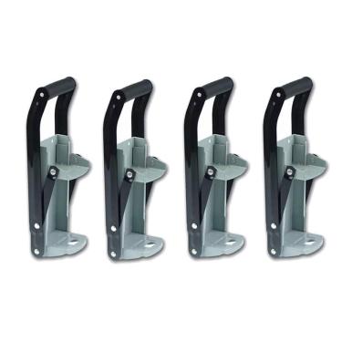 Imagem de kit 4 Amassador Aço Latas Cerveja Refrigerante 350ml Starfer