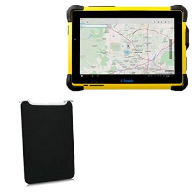 Imagem de Capa BoxWave para Trimble T10x (capa por BoxWave) - SlipSuit, capa protetora de neoprene fina macia para Trimble T10x, Trimble T10x, T100 - Preto Jet