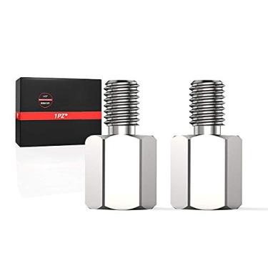 Imagem de 1 PZ M8M-001 Adaptadores Espelhos 10 mm fêmea para 8 mm Cromo Masculino para Motocicleta ATV Scooter Pit Dirt-Bike Mini-Bike (Pacote com 2)