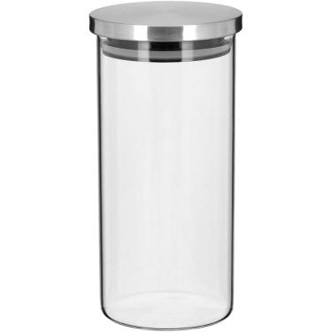 Imagem de FLAVOR POTE 21x10x10cm 1,3L BOROSILICATO TRANSP COM ANEL SILICONE