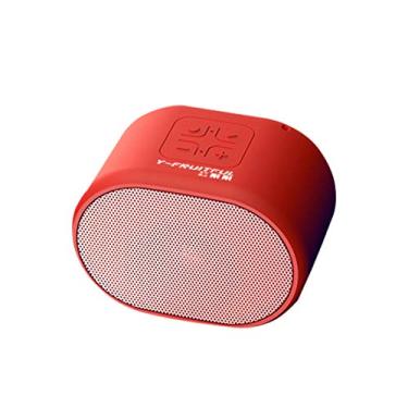 Imagem de HIOD Alto-falante Bluetooth para esportes externos Mini alto-falante sem fio Bluetooth alcance 10 m, Vermelho