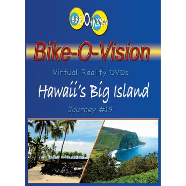 Imagem de Bike-O-Vision - Virtual Cycling Adventure - Hawaii's Big Island - Perfect for Indoor Cycling and Treadmill Workouts - Cardio Fitness Scenery Video (Fullscreen DVD #19)