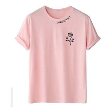 Imagem de Camiseta Masculina Feminina Floral Slogan Ocasional  - Salve Cruz