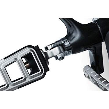 Imagem de Kuryakyn 8897 adaptadores macho estriados para peg frontais e pisos: motocicletas Harley-Davidson XL 2010-19, prata, 1 par