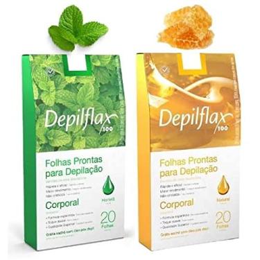 Imagem de Kit 2 Cx de Folhas Prontas Para Depilação Corporal Depilflax
