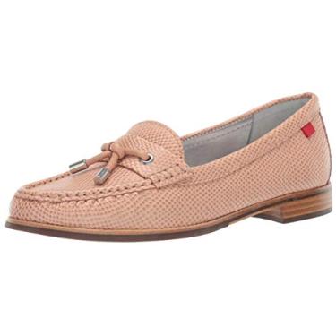 Imagem de MARC JOSEPH NEW YORK Mocassim feminino Jackson Street de couro feito no Brasil, Blush Cobra, 6.5