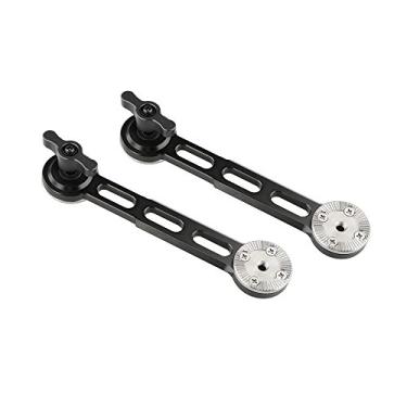 Imagem de Extensor de aderência de mão da Camvacate com acessório padrão de roseta para câmera Sony FS7 A7s A7RII A7s2 A7sII (parafuso de polegar preto, 2 peças)