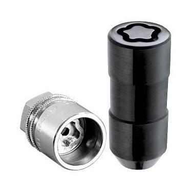 Imagem de McGard 24220 Fechaduras de roda de assento de cone preto (3,8 x 19,5 x 15,2 cm) tamanho da rosca - conjunto de 4