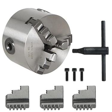 Imagem de Chuteira de 3 garras K11-80 de 3 garras para máquina de fresagem CNC de perfuração total de 2 garras