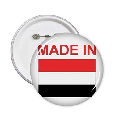 Imagem de Feito no Iêmen Country Love alfinetes redondos emblema botão decoração acessório 5 peças