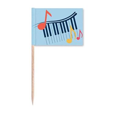 Imagem de Piano Bight Marcador de palito de notação musical para decoração de festa